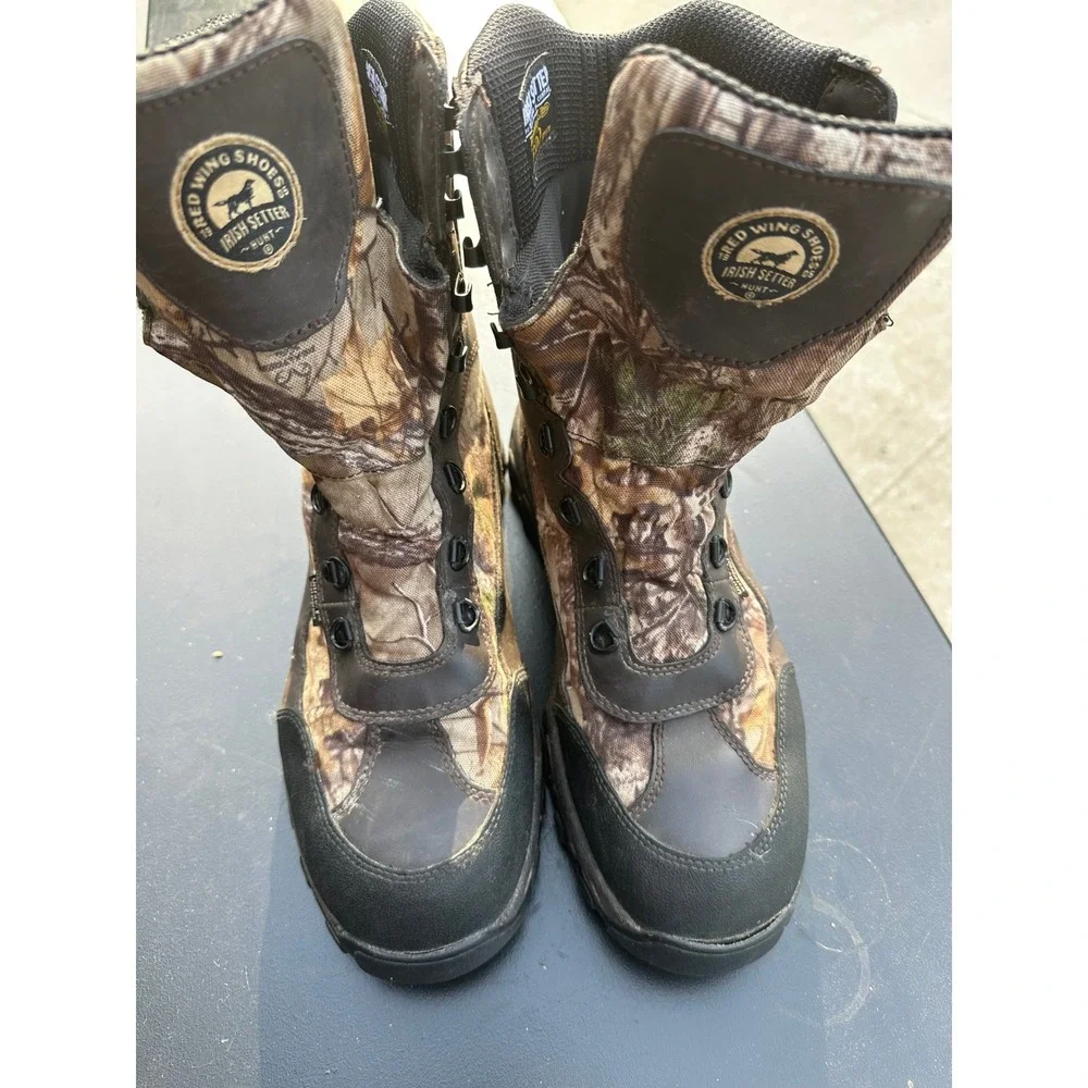 Irish Setter Red Wing Vaprtrek 2850 Hunting Boots Camo 600g Thinsulate Mens 12